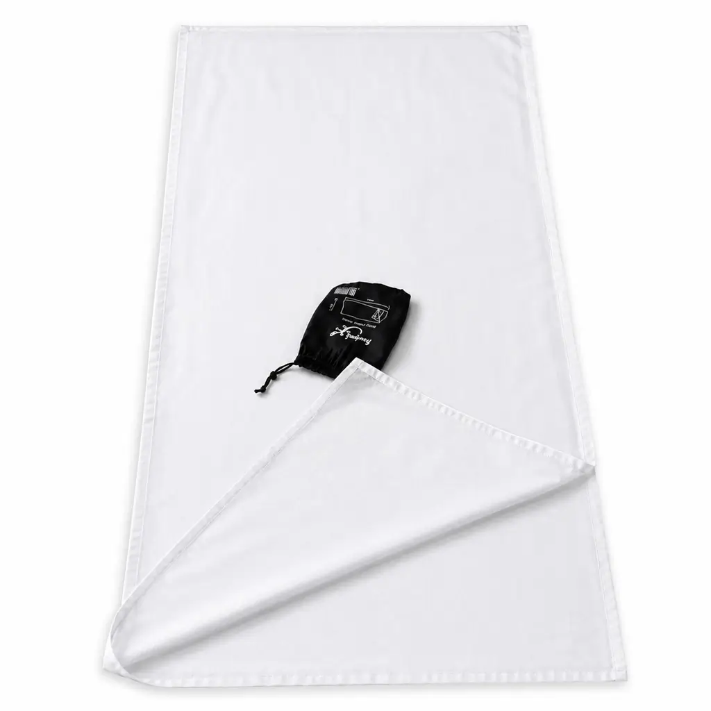 Drap de coton Freetime déplié.