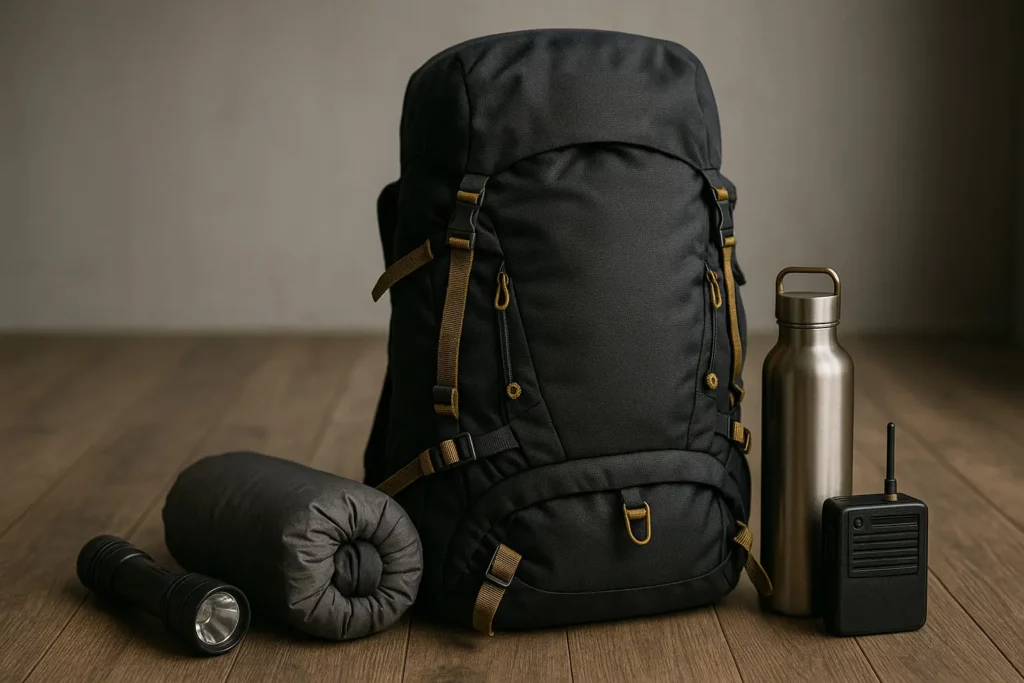 Équipement d'évacuation civile et de résilience : le sac d'évacuation