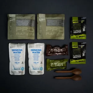 Ration autochauffante d’urgence PRO-RATION | Emergency Food / Water Pack