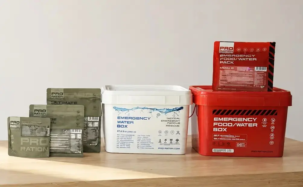 Rations PRO-RATION pour constituer un stock alimentaire d'urgence fiable.