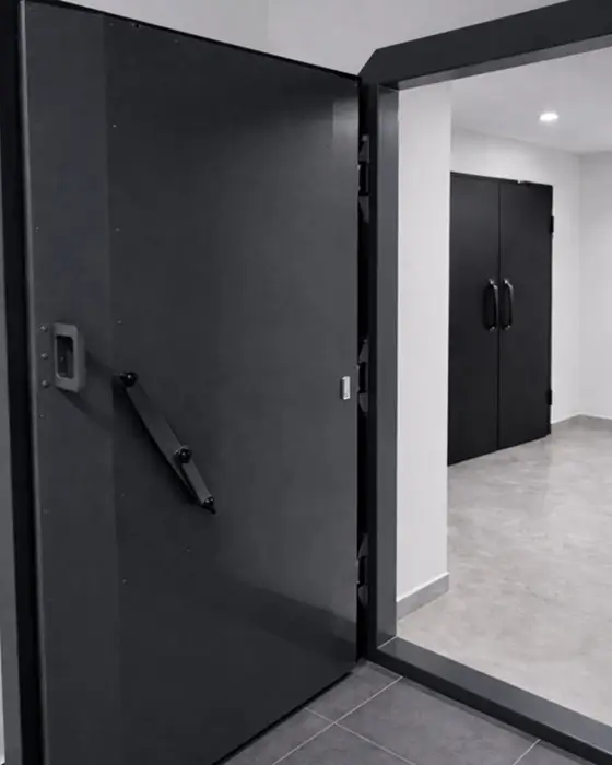 SAS de décontamination d'un bunker privé NRBC-E.